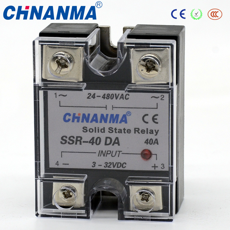 High Voltage 100A Black Phase Control Solid State Relay