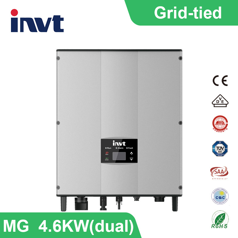 Invt Mg 4.6kwatt/4600watt-2m Single Phase Grid- Tied PV Inverter (dual)