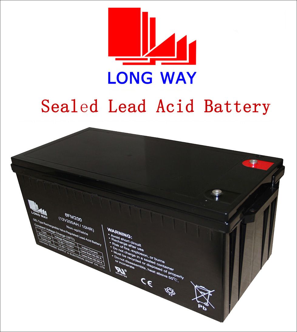 12V200ah Gel Storge Sealed Solar UPS Battery
