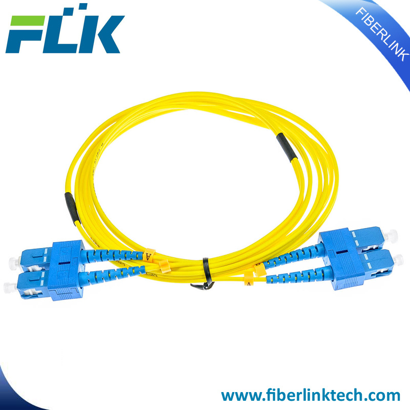 Sc-Sc Singlemode Duplex Fiber Optic Patch Cord Jumper Patch Leads