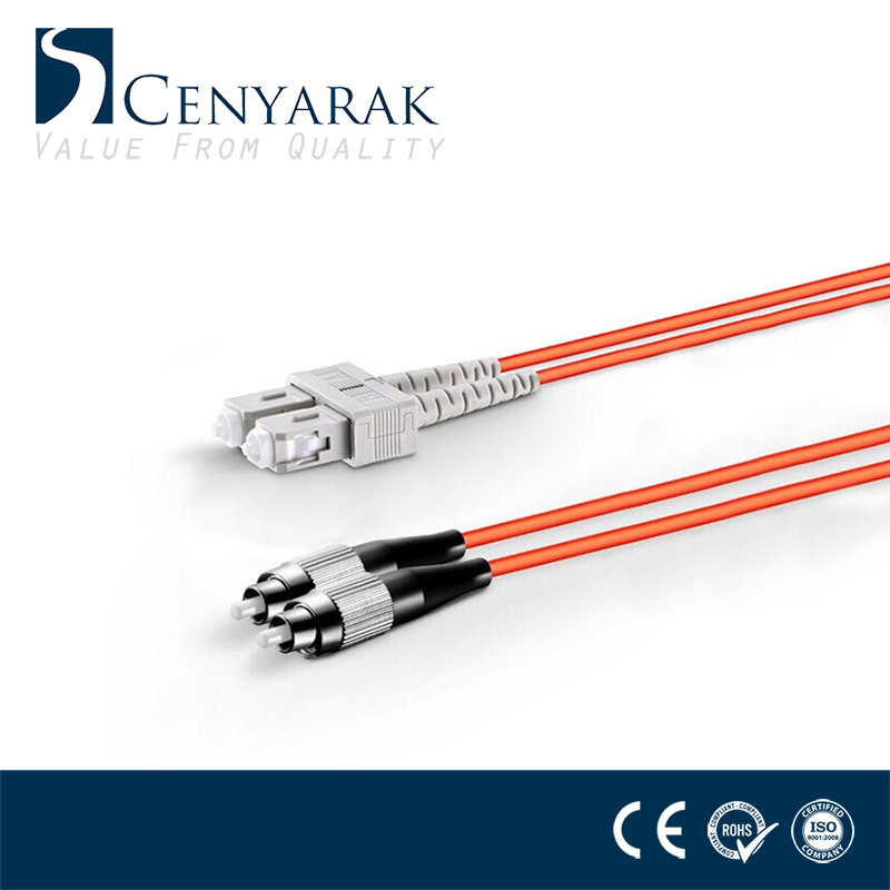 Sc to FC Multimode Om2 Duplex Fiber Optic Patch Cord