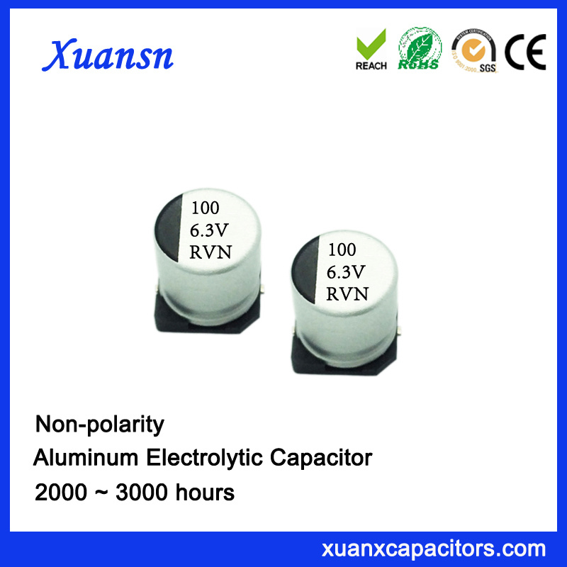 Chip 105º C 2000hours Non Polaraluminum Electrolytic Capacitor