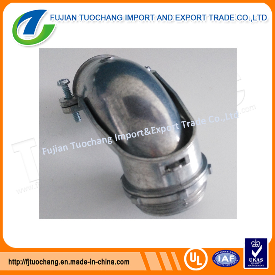 90 Degree Squeeze Connector for Flexible Conduit