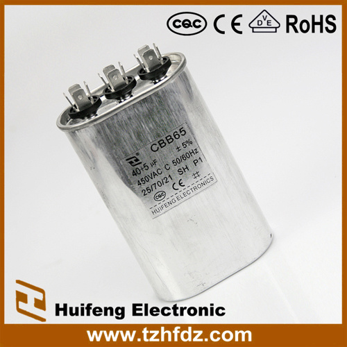 450V 250V AC Motor Run Air Conditioner Capacitor