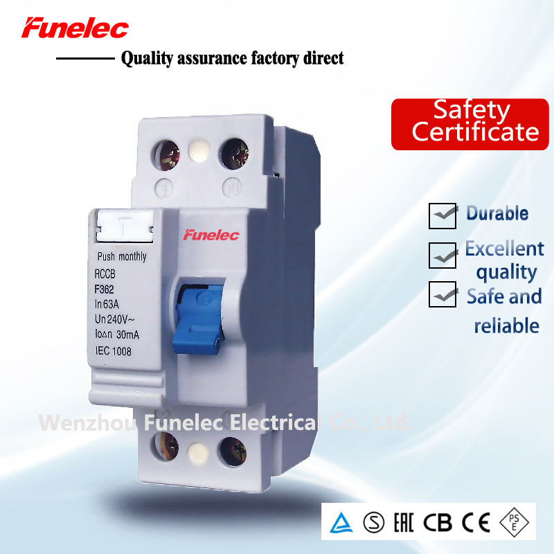 2p Residual Current Circuit Breaker RCCB/ELCB/RCD