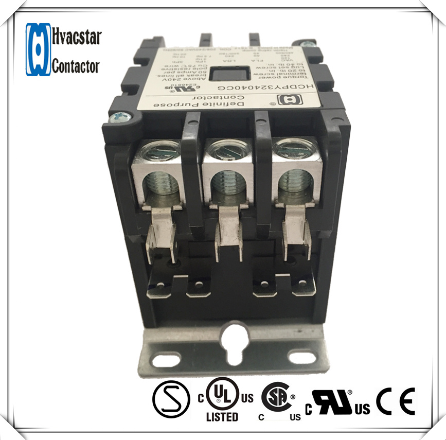 Dp Contactor Air Conditioning Magnetic AC Contactor with UL Certificate