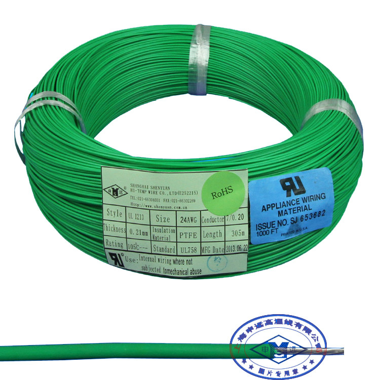 600V 105c UL1213 Teflon Stranded PTFE Silver Wire