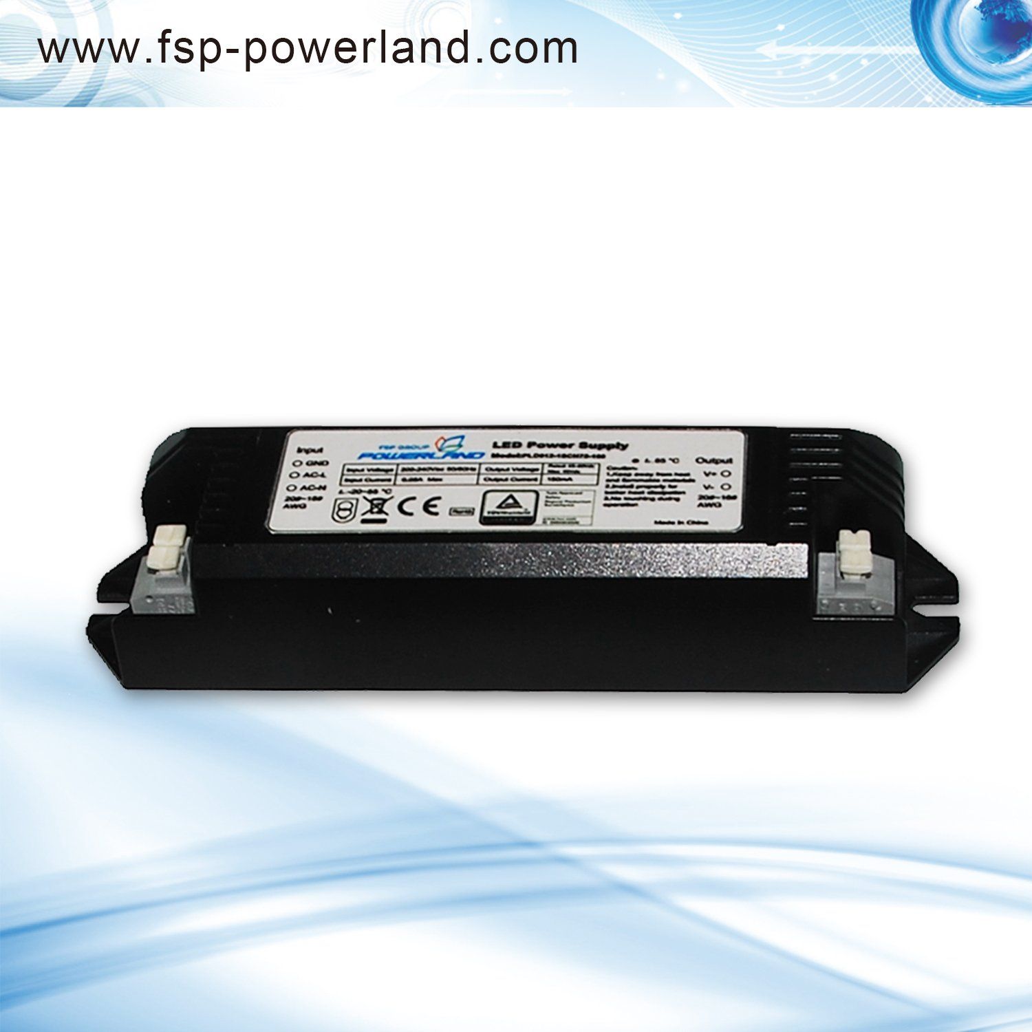 Indoor Constant Current EU LED Power Supply 48W 0.6A