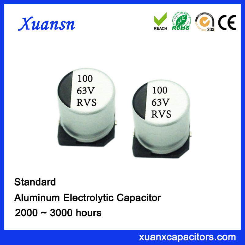 100UF 63V V-Chip General Aluminum Electrolytic Capacitor