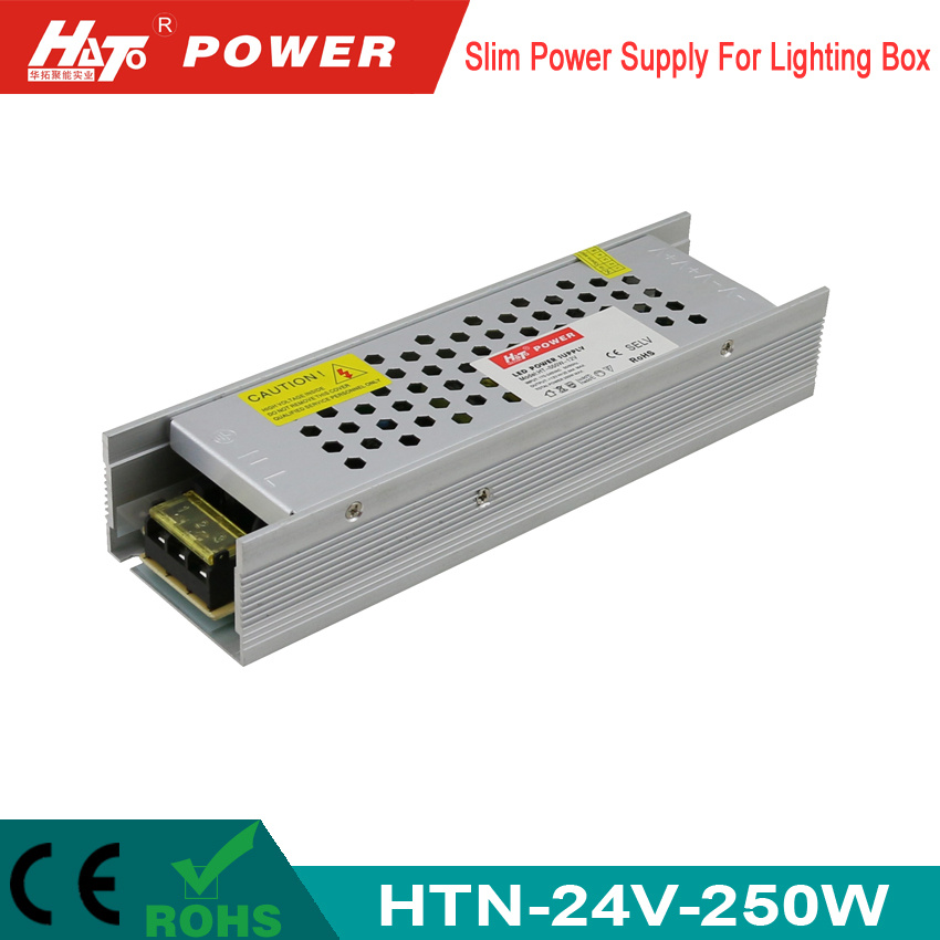 24V 10A LED Power Supply with Ce RoHS Bis Htn-Series