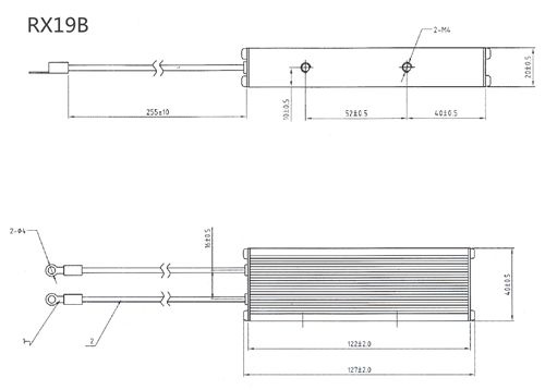 Rx19b Type Alluminum Shell Wire Winding Resistor/High Power Resistor