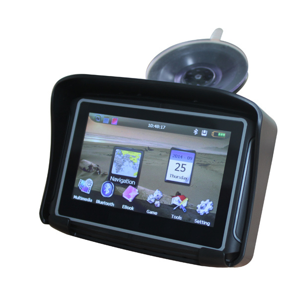Hot Waterproof Motorcycle 4.3 Inch GPS Navigator