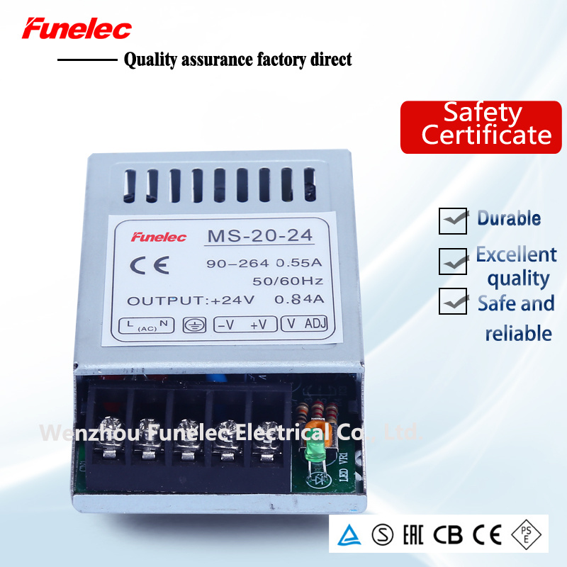 20W Mini Electric Transformer 5 Volt Regulated Switching Power Supply