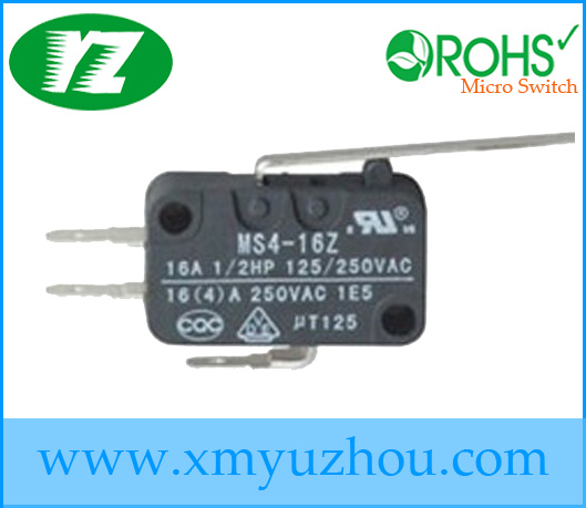 16A Sensitive Mini Micro Switch (MS4-16Z1B)