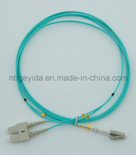 2.0 Sc-LC Om3 Duplex Fiber Optic Patch Cord