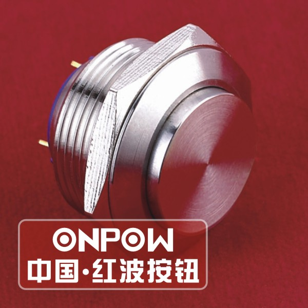 Onpow 19mm Push Button Switch (GQ19SH-10/J/S, CE, CCC, RoHS, REECH)