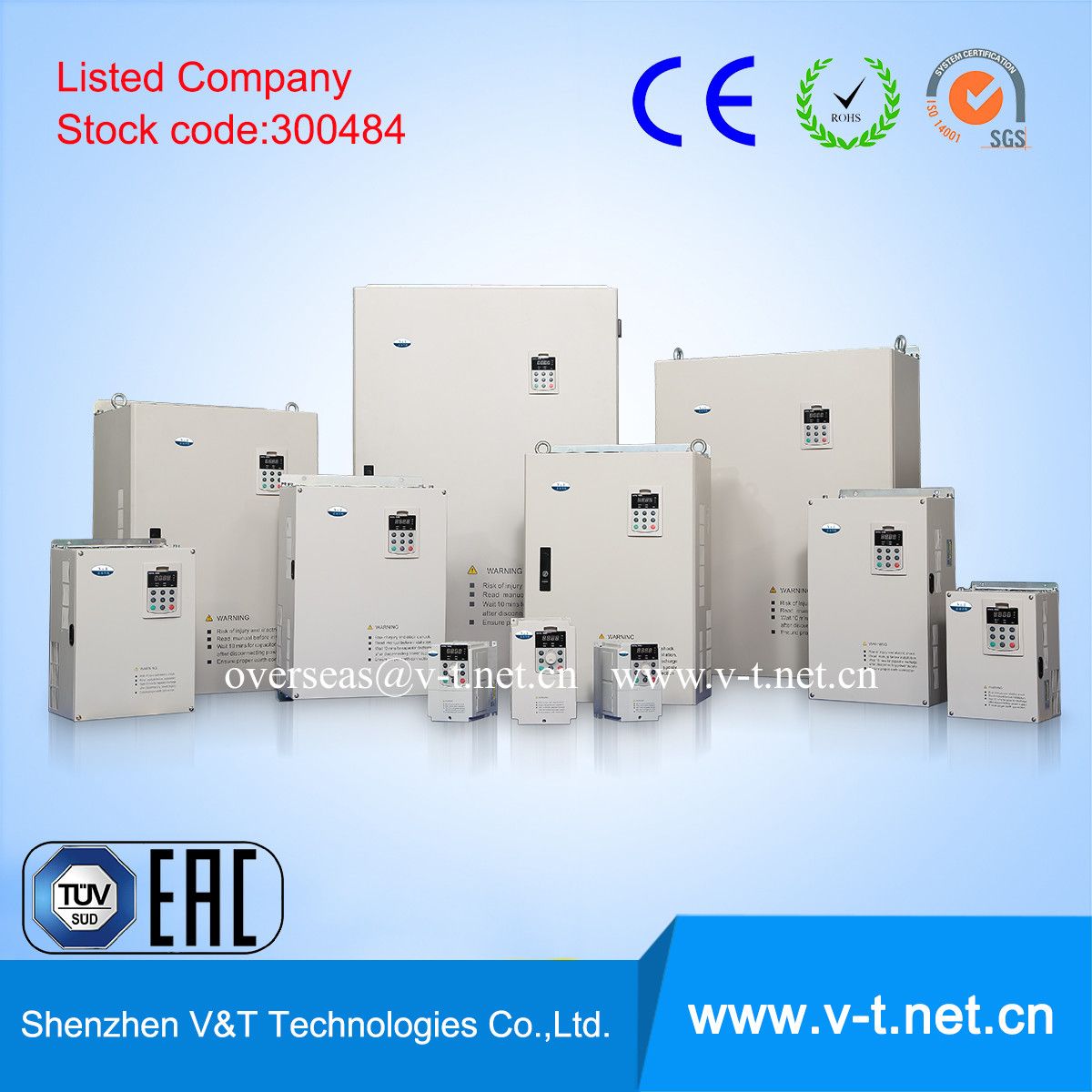 V&T V5-H AC Drives/Frequency Inverter Single/Three Phase 18.5kw