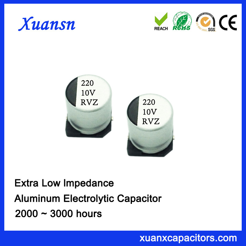 220UF 10V Chip Ultra Low Impedance Electrolytic Capacitor