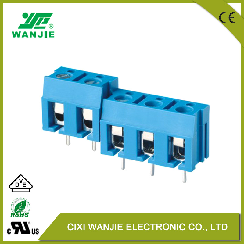 PCB Terminal Block Screw Connector with High Current Wj375, Pitch 7.5mm