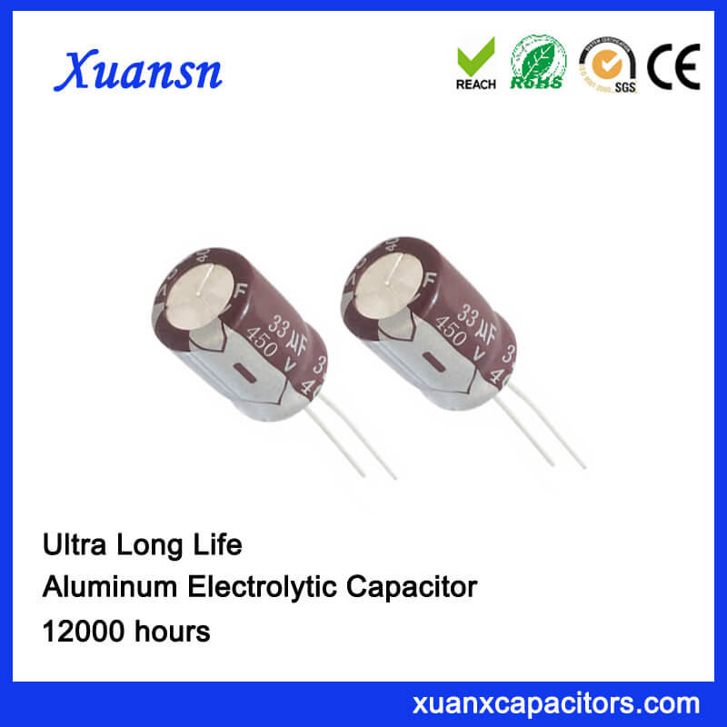 33UF 450V Capacitor Electrolytic Ultra Long Life