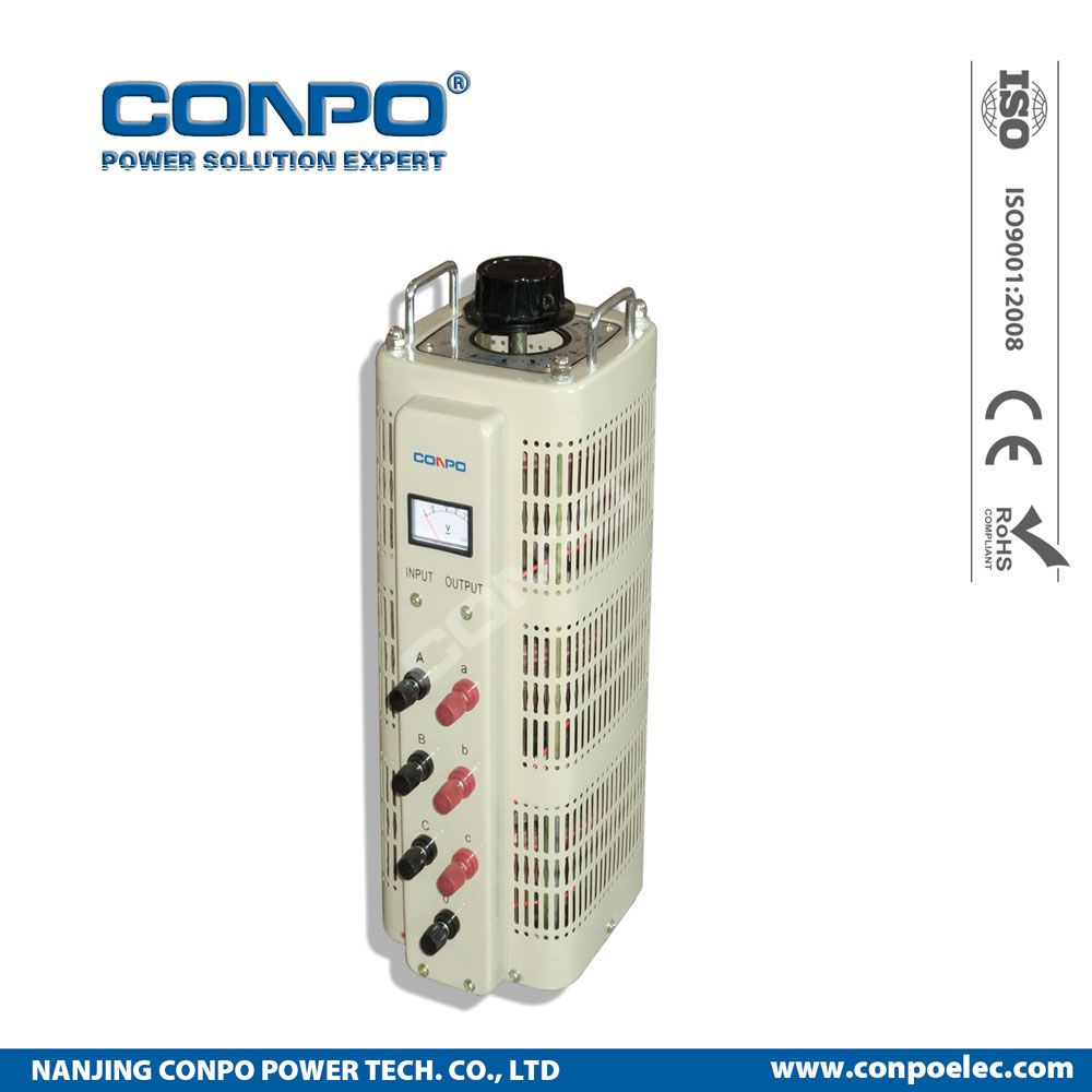 Tsgc2-3kVA 3phase Contact Voltage Regulator/Variable Transformer