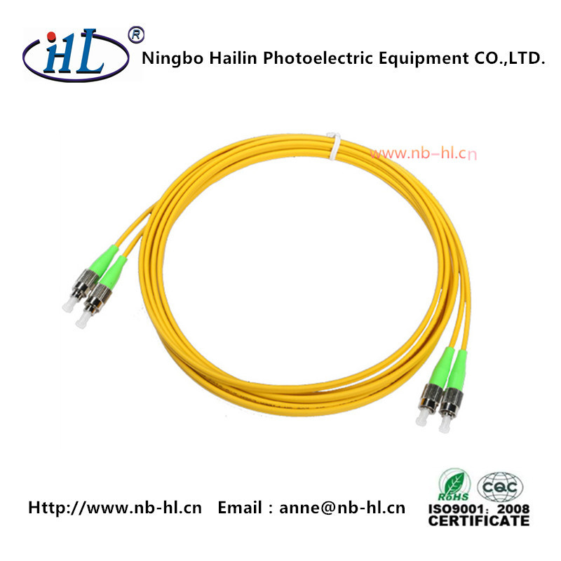 FC/APC Duplex 9/125 Fiber Optic Jumpers Double Core