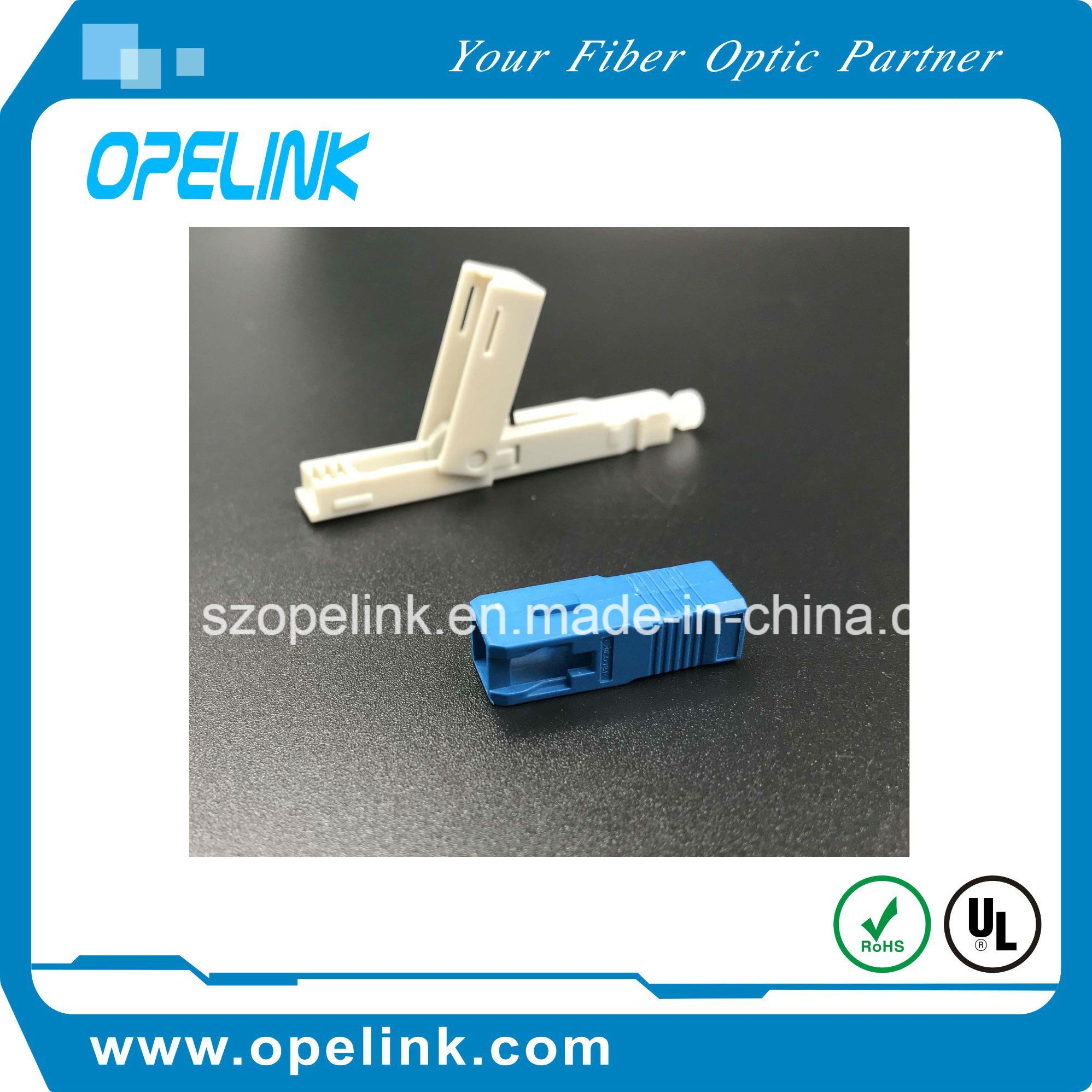 FTTH Field Assembly Fast Connector Quick Connector Sc/Upc Butterfly Type