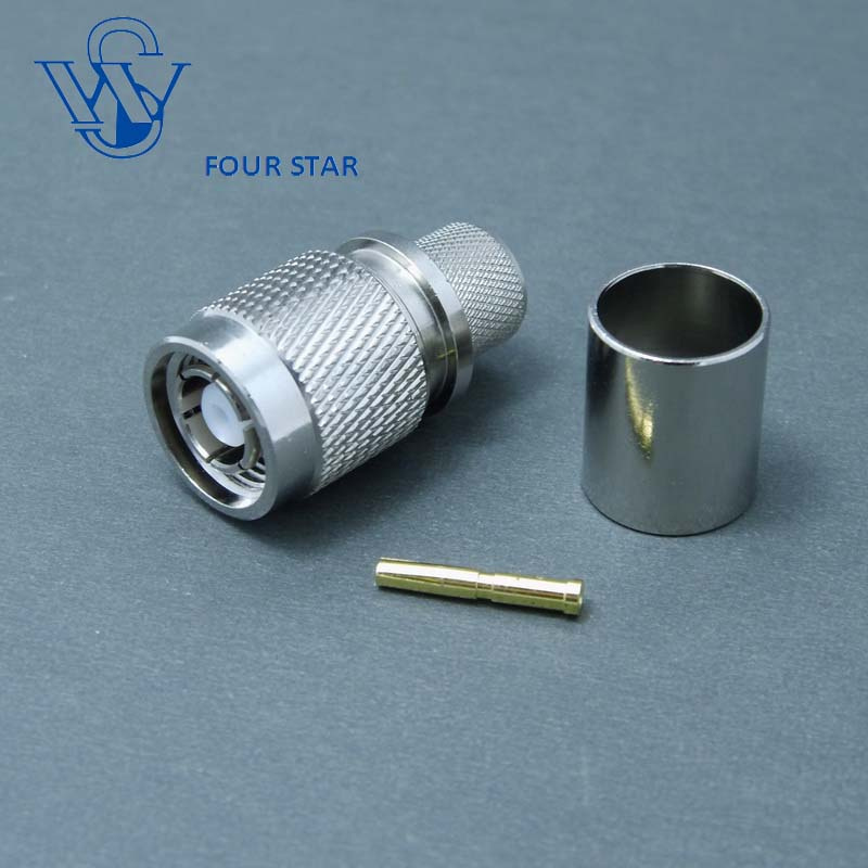 Male Plug Crimp RP TNC Connector for LMR400 Cable