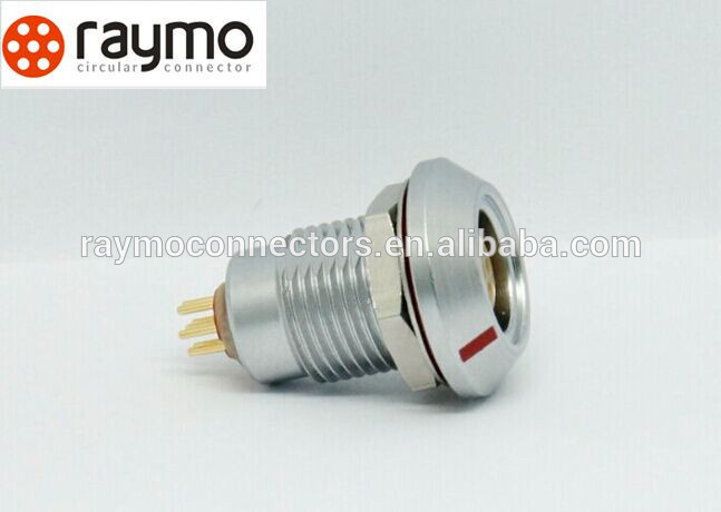 Hgg Wetertight Fixed Socket with Nut Fixing / 7 Pin Waterproof Circular Connector