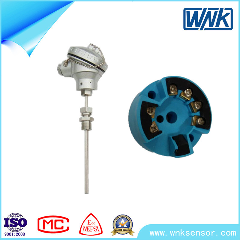 Universal Input 4-20mA/Hart Head Mount Temperature Transmitter with Smart Program Configuration Function