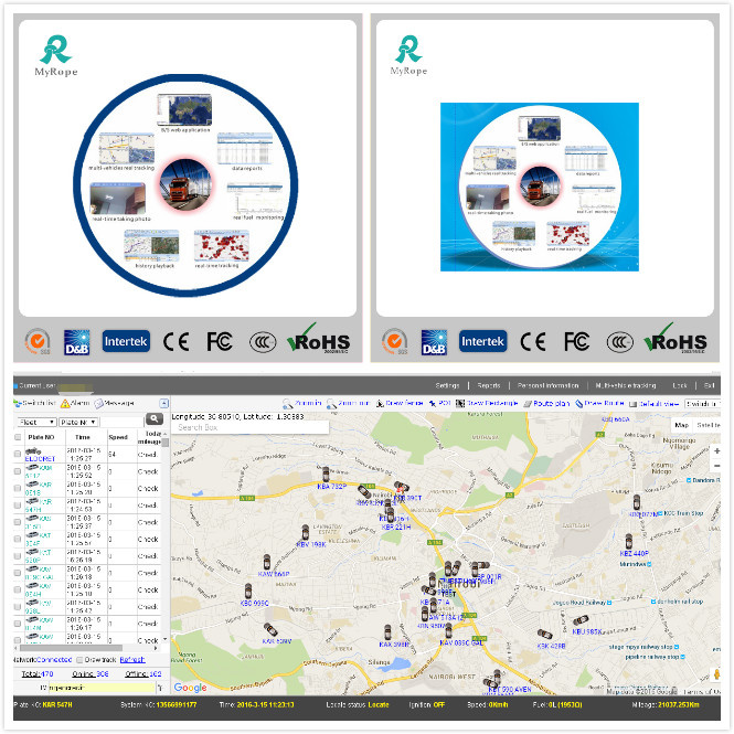 Google Map GPS Tracker Software with Web Platform and APP