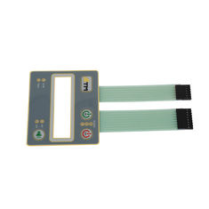 Embossed Tactile Push Button Membrane Switch Panel with Silk Screen Printing