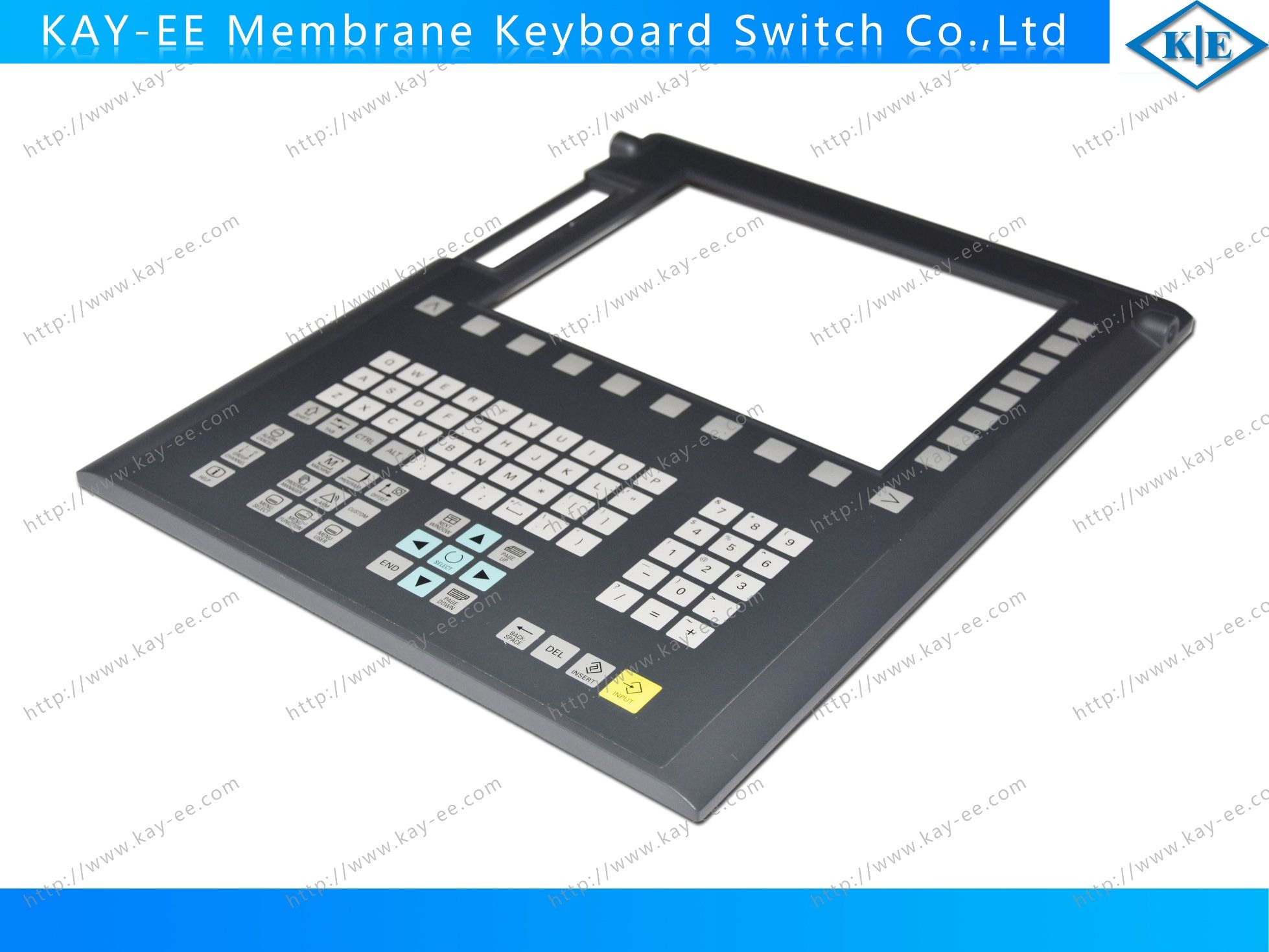 OEM Membrane Keyboard with Aluminum Backer