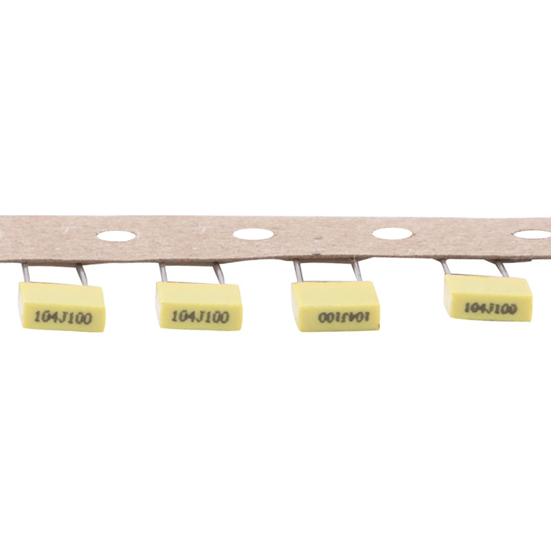 Mini 5mm Box Type Polyester Film Capacitor Ammo Packaging