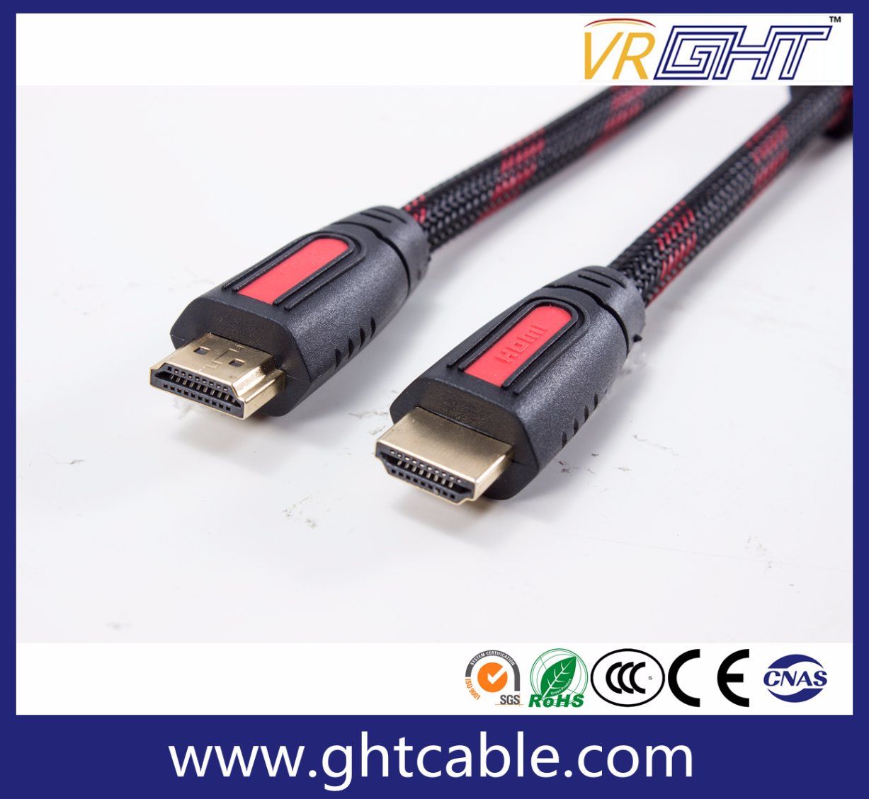 1m 24k Gold Plated High Quality HDMI Cable 1.4V