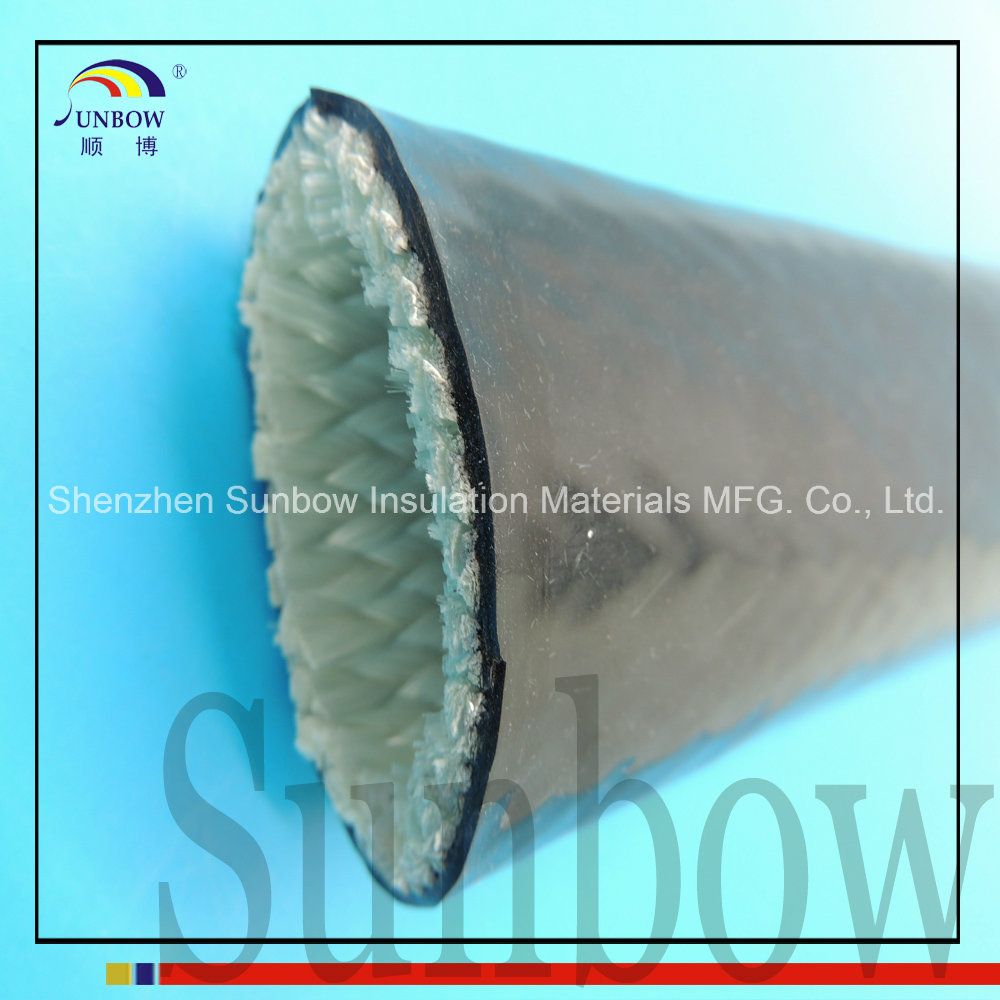 Sunbow Rust Red High Temp Resistant Silicone Fiberglass Fire Sleeve