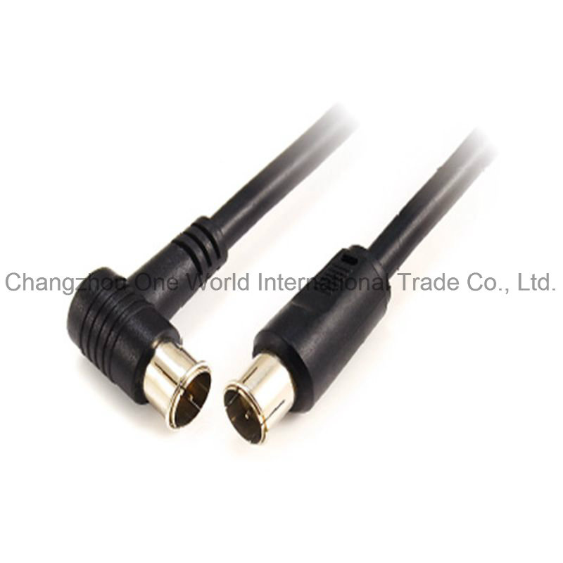 F Quick Plug (90&deg) - F Quick Plug Cable, Rg59