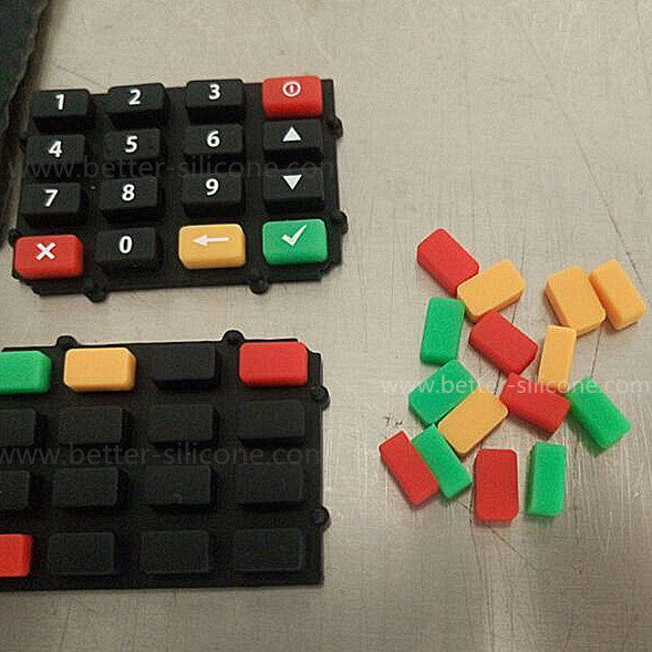 Dual Color Silicone Rubber Keypress Keyboard