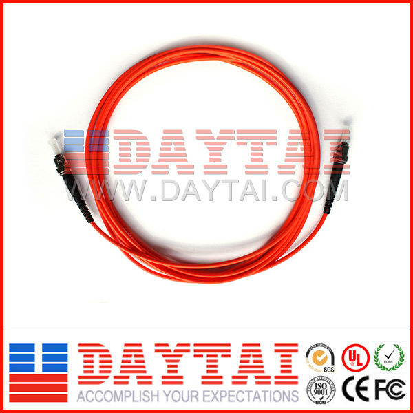 ST/PC to ST/PC Mm Fiber Optic Patch Cord