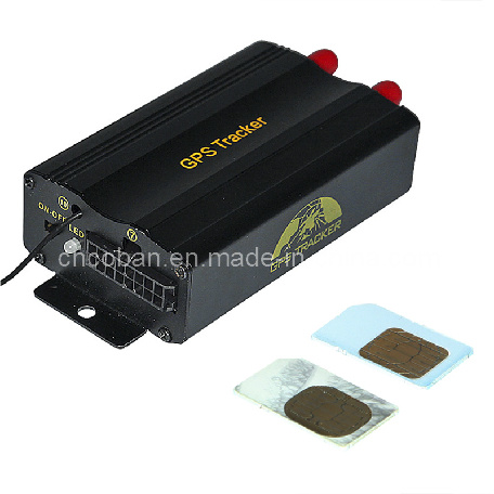 Dual SIM Card Car GPS Tracker GSM/GPS Tracking Shutdown - GPS103 with Car Security Alarm