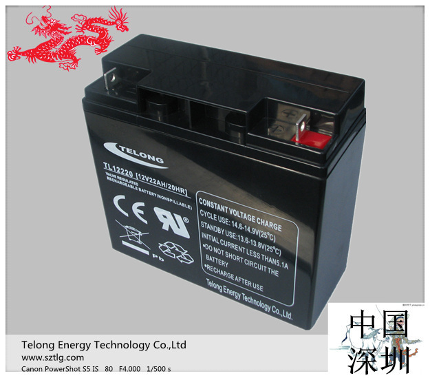 12V22ah Rechargeable Lead Acid Battery for UPS Solar System