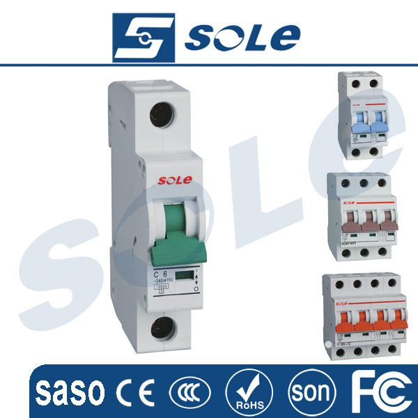 2015 New Slmcb7-63III MCB Mini Circuit Breaker