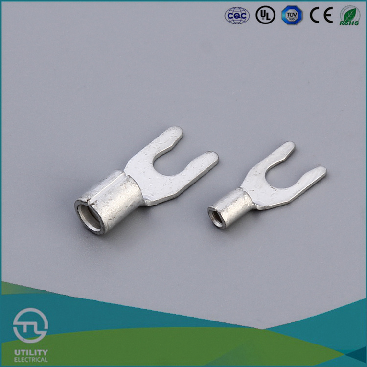 Non-Insulated Locking Naked Wire Fork Terminals
