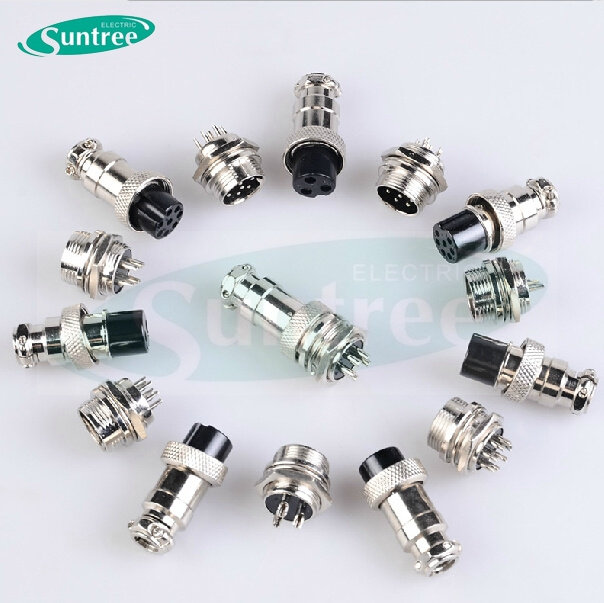 Gx16 Connector DIY 16mm 8pin Aviation Plug Socket Connector