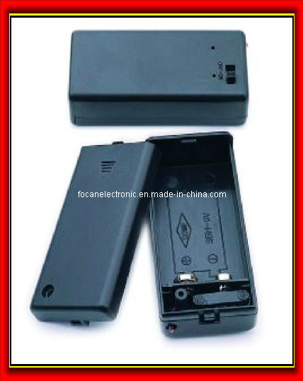 2AA Battery Holder with Cover, Swith, Wire