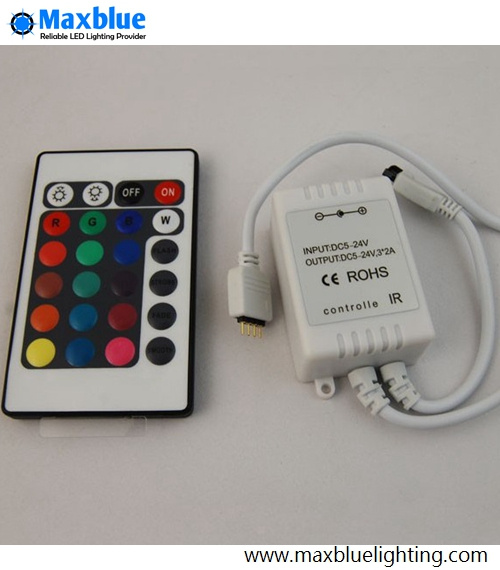 DC12-24V 24key IR Mini RGB LED Controller