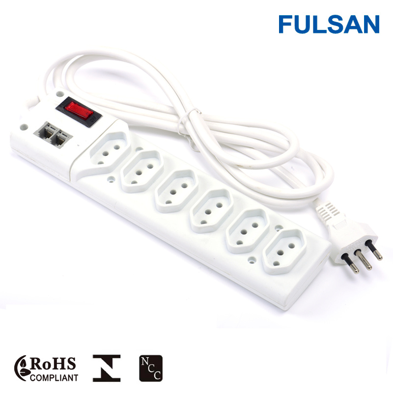 Power Socket with Telephone Rj11 for Wholesales