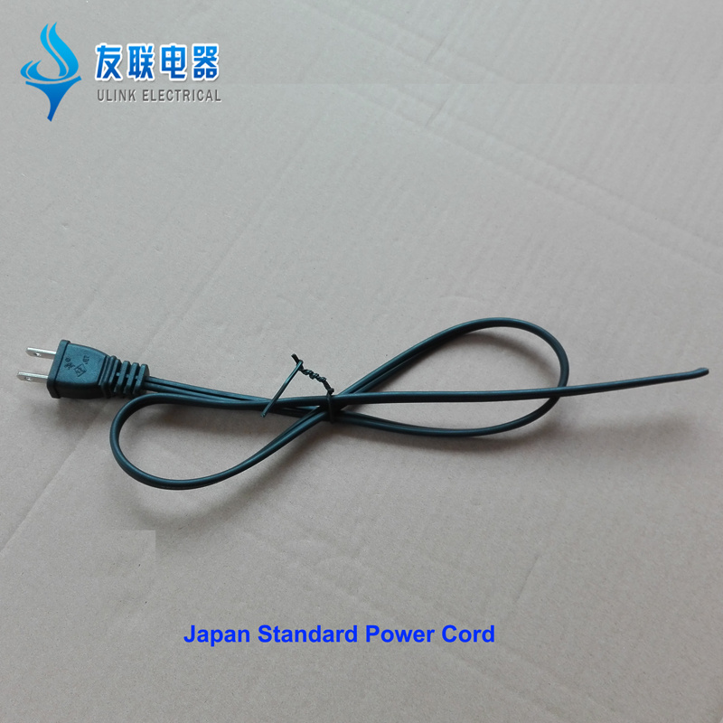 Japan Standard 2 Pin Power Cord 7A, 125V
