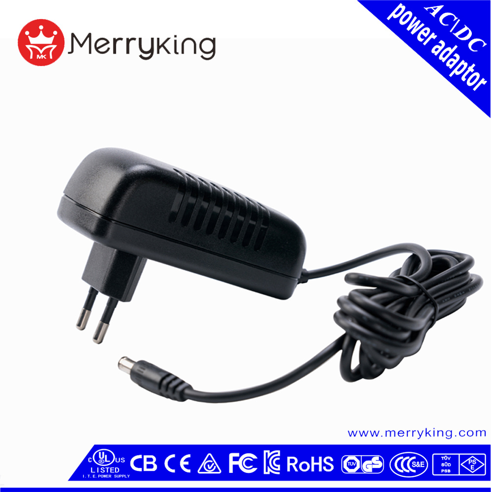 Eco-Friendly 36W Wall Mount Power Supply Adapter 12V 3A