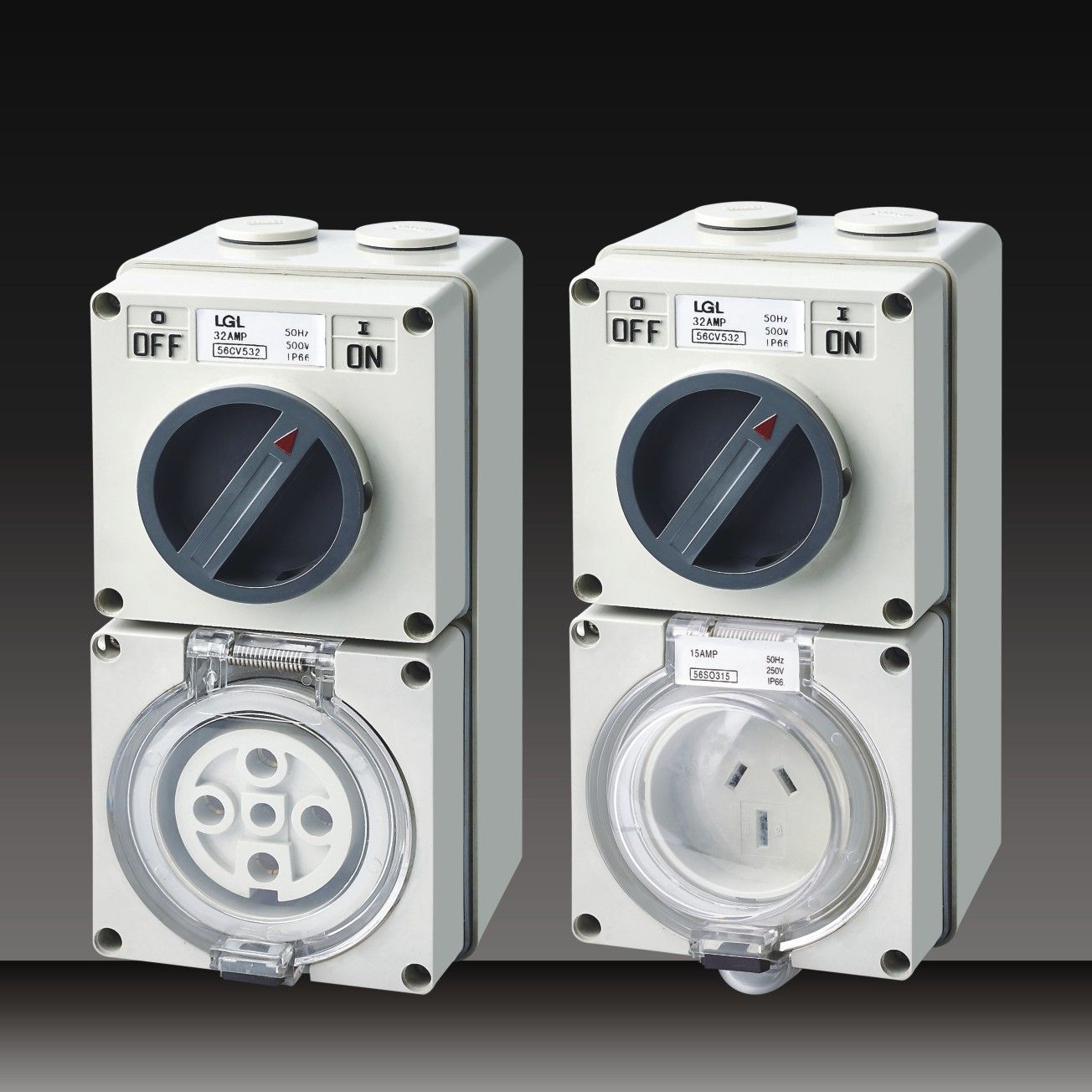 IP66 Combination Swicthed Sockets (IP66)